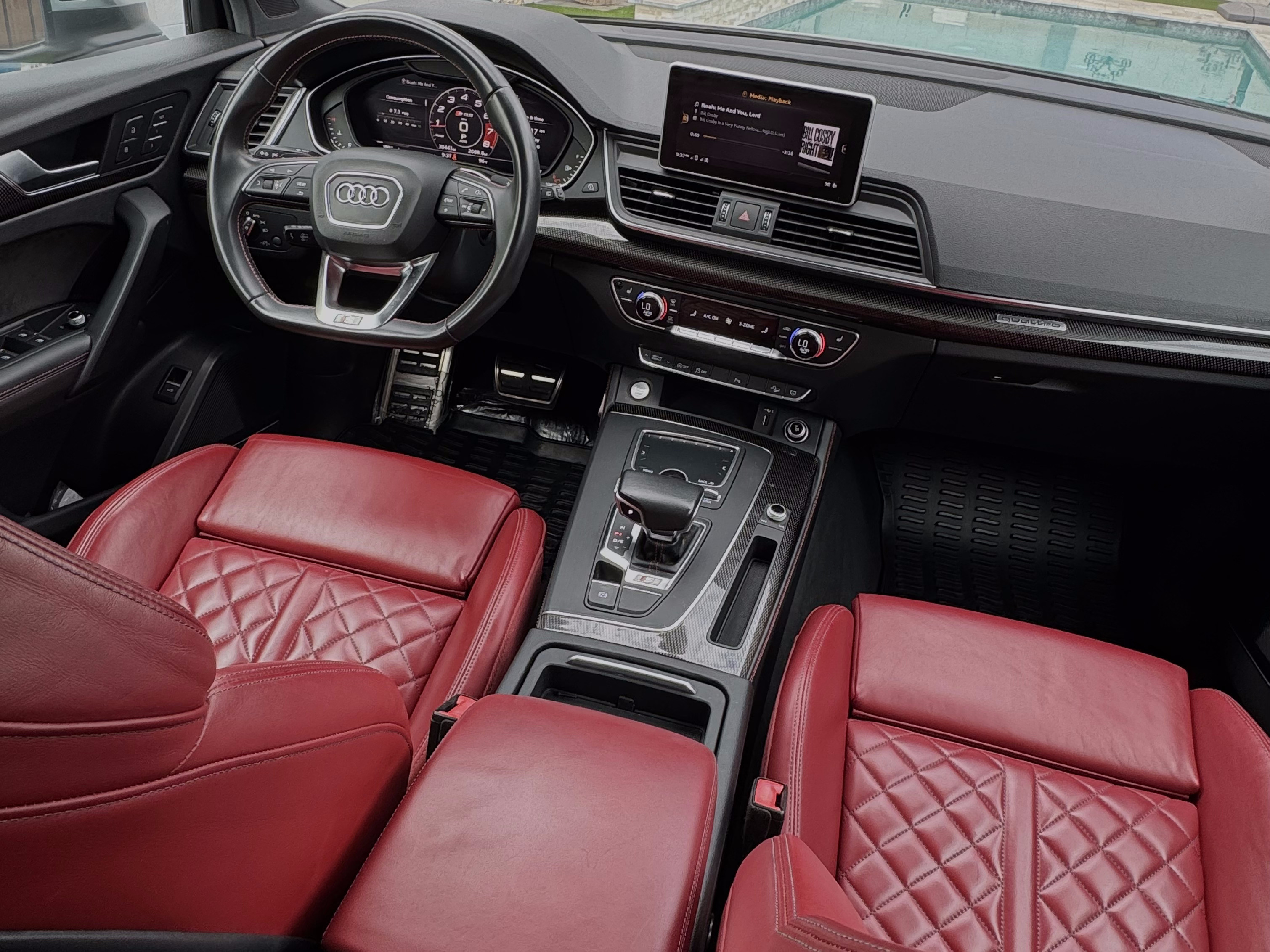 Detailed vehicle interior